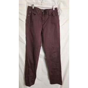 Banana Republic Plum Colored Travel Jeans Men's 32x32 Straight Legs